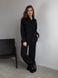 КОСТЮМ  ВІЛЬНОГО КРОЮ ІЗ ТЕНСЕЛА &laquo;FORMA&raquo; ЧОРНИЙ sufcblam фото 1
